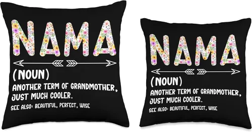 Miniatura 3 de Nama Definition Nama Grandma Nama Grandmother - Cojín para almohada