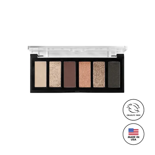 Miniatura 9 de Milani Mini paleta de sombras de ojos dorada con 6 tonos mate y brillantes, Call Me Old-Fashioned Llámame a la antigua