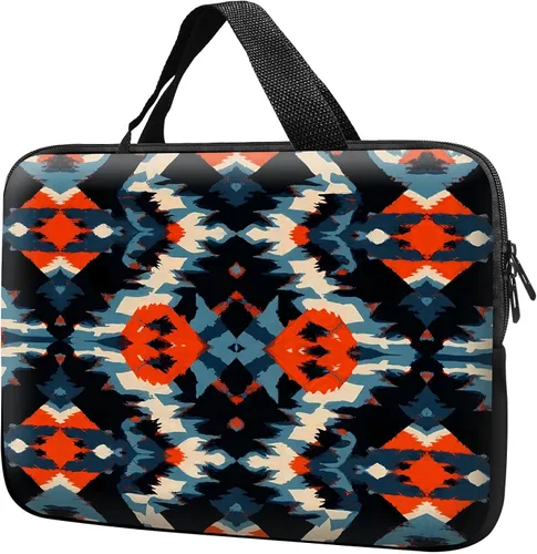 Miniatura 17 de Funda para laptop con asa de 10 pulgadas, impermeable, diseño de lentes de sol de alpaca, funda para computadora compatible con MacBook Air, Pro