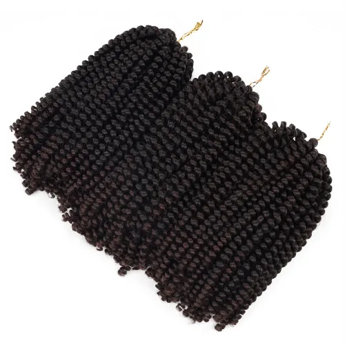 Beyond Beauty Cabello de Ganchillo Spring Twist 90 hebras 8 Pulgadas Esponjoso Spring Twists Trenzado, Trenzas de Ganchillo Spring Twist Bomb Twist
