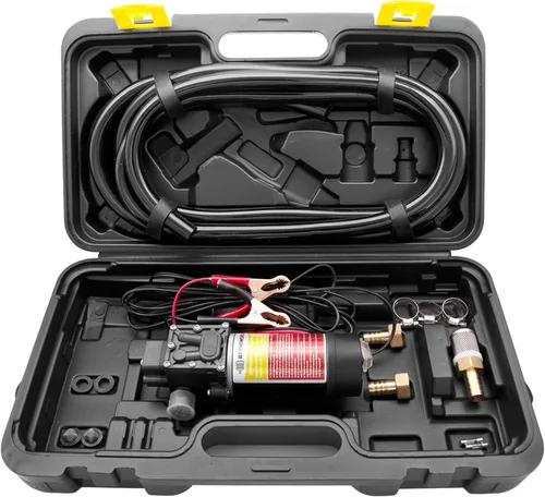 Miniatura 9 de Juego de bomba de transferencia de combustible de 12V, bomba de transferencia de gasolina mueve 85 galones de gas o diésel por hora, bomba de 75 W
