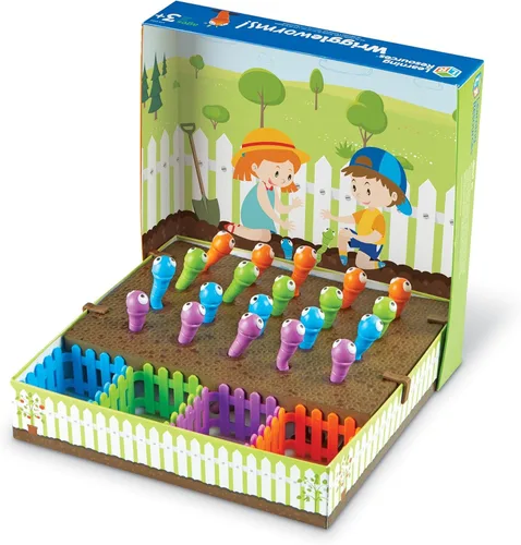 Miniatura 2 de Learning Resources Wriggleworms - Juego de actividades motoras finas – Juguetes sensoriales Montessori, habilidades motoras gruesas