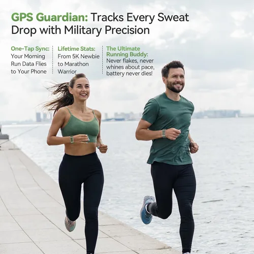 Miniatura 2 de EnergyPort Fitness Tracker,Wearable Health Smart Bracelet Band with Blood Oxygen 170+ Sport Mode 60-Day Battery,Lifetime Membership,Activity Green