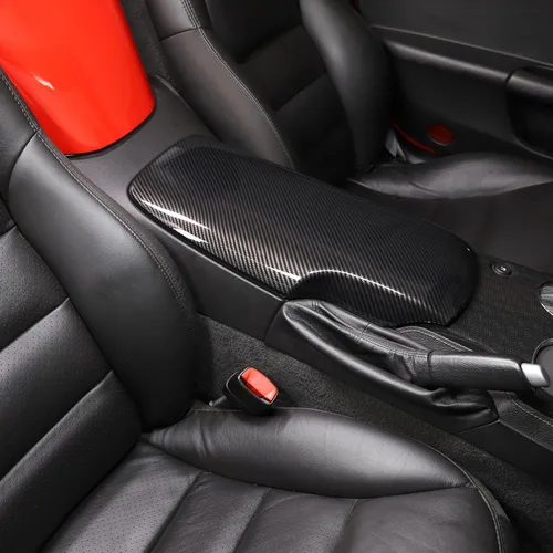 Miniatura 4 de Cubierta de panel de caja de reposabrazos compatible con Chevy Corvette C6 2005-2013, caja de reposabrazos de control central, accesorios