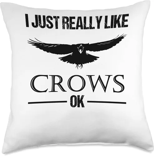 Miniatura 5 de Krähen Raben Vögel Liebhaber Bekleidung Crow Raven Lovers Saying Viking Fans Hugin and Munin - Almohada de 16 x 16 pulgadas, multicolor