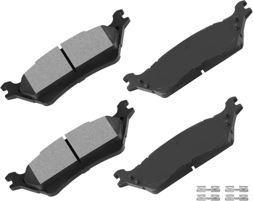 Miniatura 20 de Pastillas de freno de cerámica delanteras traseras 8 piezas para Mercedes-Benz CLK3/CLK430, 98-99 para Mercedes-Benz E300, 98-02 04 05