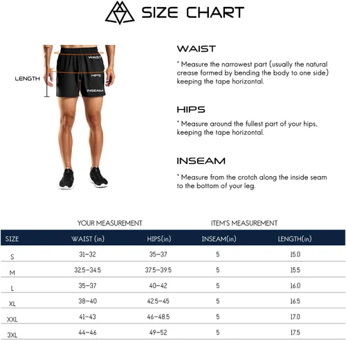 Miniatura 7 de Haimont Pantalones cortos deportivos de 5 pulgadas para hombre, con bolsillos, resistentes al agua, ligeros, de secado rápido, pantalones cortos