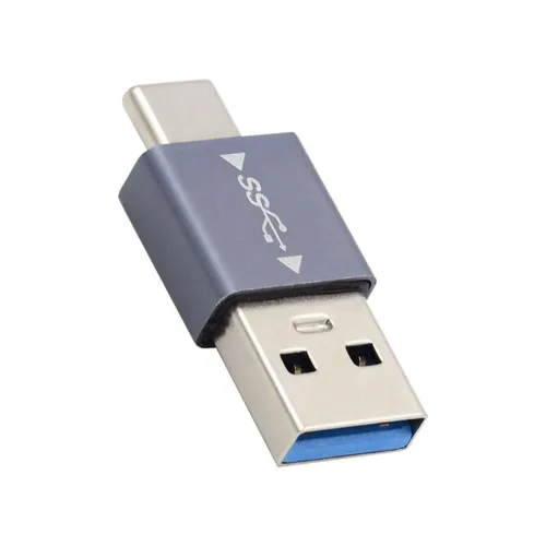 Miniatura 10 de chenyang Conector USB 3.0/3.1 USB C a USB 3.0 Datos 10Gbps Adaptador de carga 90 grados en ángulo abajo