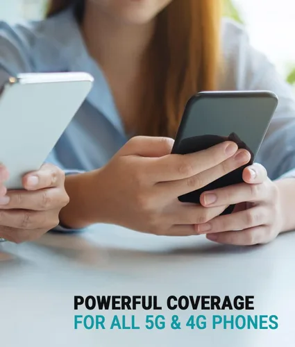 Miniatura 4 de SureCall Flare 3.0 Amplificador de señal de teléfono celular para el hogar y la oficina de hasta 3500 pies cuadrados, aumenta la 5G/4G LTE, antena