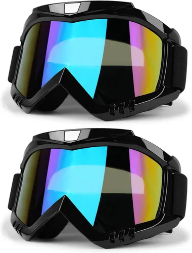 Miniatura 14 de Gafas de Motocross – Gafas MX para ATV, Motocicleta, Snowboard, Dirtbike y Deportes de Motor – Antiniebla, UV400, Antiarañazos, A Prueba de Polvo