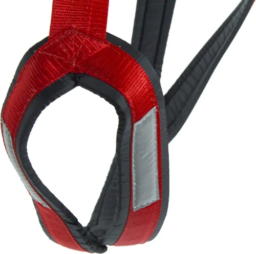 Miniatura 2 de Neewa Arnés X-Back Racing – Grande, rojo Equipo duradero para esquiar en trineo para perros Ajuste cómodo ajustable Cuello 17 pulgadas, pecho