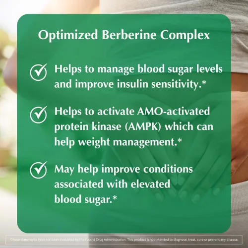 Miniatura 3 de PROVITA Berberine TPGS Suplemento avanzado de apoyo de azúcar en sangre Activador AMPK para metabolismo de glucosa y control de peso Cápsulas
