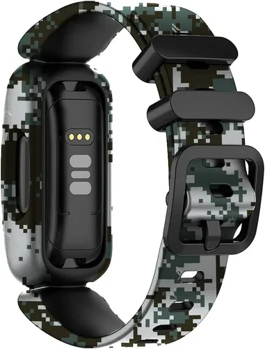 Miniatura 3 de Bandas de silicona de repuesto compatibles con Fitbit Ace 3, correas ajustables con patrón colorido para Fitbit Ace 3 bandas