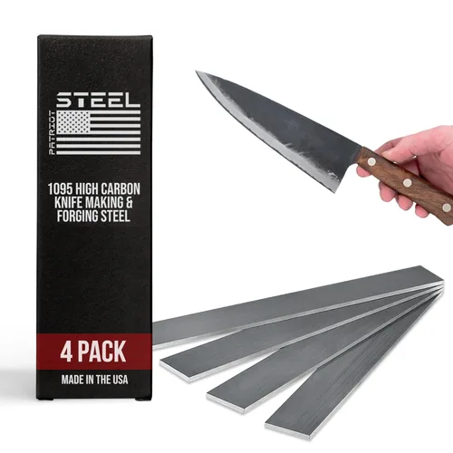 Miniatura 8 de 1095 Acero de Alto Carbono para Fabricación de Cuchillos y Forja – Barras Planas Laminadas en Frío y Recocidas y Piezas en Bruto – Herramienta