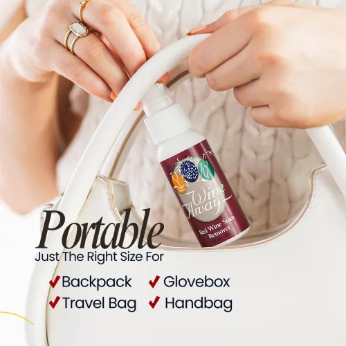 Miniatura 6 de Wine Away Paquete de spray removedor de manchas de vino tinto, solución limpiadora de tela, tapicería y alfombras, elimina manchas de vino y manchas