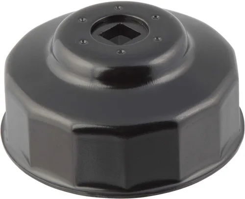 Miniatura 5 de Steelman 90mm x 15 Flauta Llave para tapa del filtro de aceite, accionamiento de 3/8 de pulgada, diseño de bajo perfil para espacios reducidos