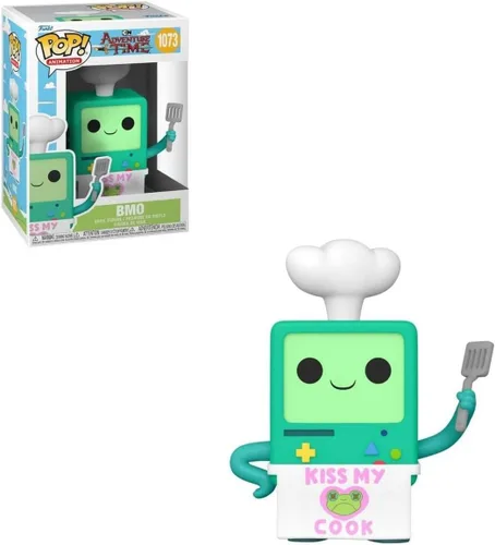 Miniatura 7 de Funko Adventure Time - Figura de vinilo BMO Cook Pop! (incluye funda protectora compatible con caja Pop Box)