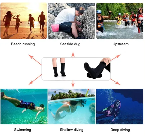 Miniatura 5 de SUJAYU Calcetines de buceo, 3MM Calcetines de Neopreno Surf Botines de Buceo Botas de Buceo Botas de Buceo