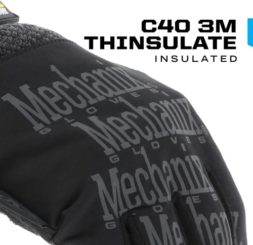Miniatura 3 de Mechanix Wear Coldwork Original - Guantes de trabajo de invierno aislados para manos seguras, lavables a máquina, ajuste seguro, aptos para pantalla