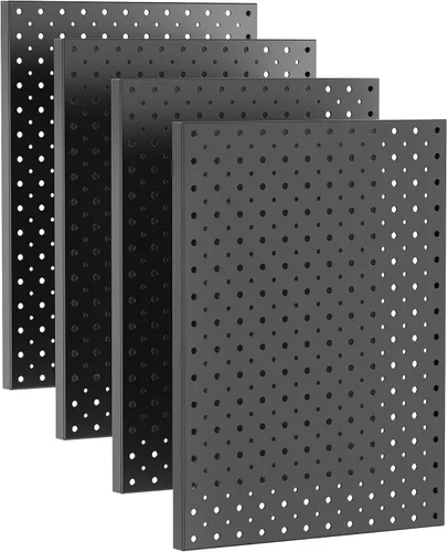 Miniatura 10 de Ultrawall Paneles de metal para tablero de clavijas, organizador de pared de tablero de clavijas, tableros de clavijas para pared, organización