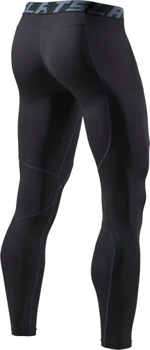 Miniatura 2 de TSLA - Paquete de 1 o 2 pantalones térmicos de compresión para hombre, leggings deportivos y mallas para correr pantalones para usar como primera