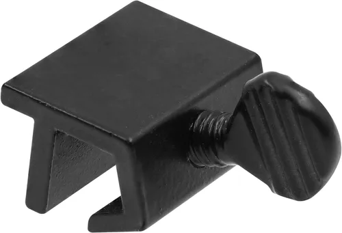 Prime-Line U 98198 Cerradura de seguridad para ventana corredera, económica, color negro (paquete de 4)