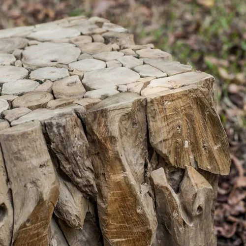 Miniatura 4 de Uttermost Mesa de cubo de madera de teca recuperada de 19