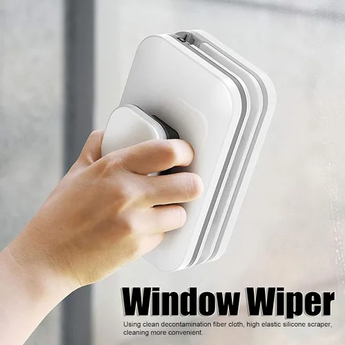 Miniatura 9 de Kit de lavado de escobilla de ventana, limpiaparabrisas magnético ajustable de doble cara accesorio de vidrio para equipo de ventana hogar