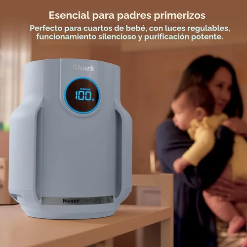 Miniatura 4 de Purificador de aire Shark para el hogar, NeverChange Compact Pro, para dormitorio, habitación infantil, oficina en casa, dormitorio universitario
