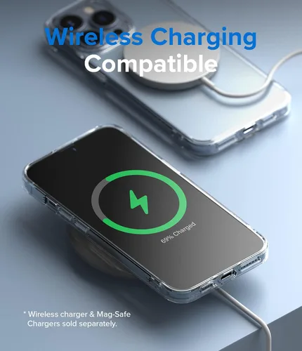 Miniatura 7 de Ringke Fusion funda compatible con iPhone 13 Pro Max, translúcida, antihuellas, dura, parte trasera esmerilada, con bordes protectores suaves