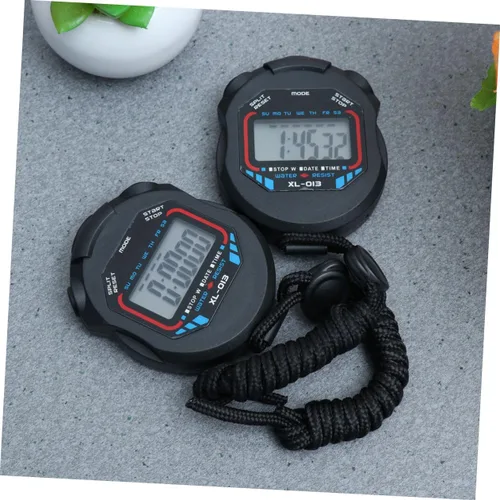 Miniatura 4 de STOBAZA Cronómetro profesional de 2 piezas con temporizador de movimiento profesional, multifunción, temporizador deportivo digital con función