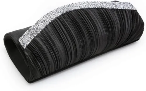 Miniatura 25 de Dasein Bolsos de mano para mujer, bolsos de noche formales con diamantes de imitación para boda, fiesta, baile de graduación, bolso elegante