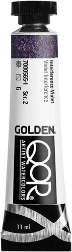 Miniatura 77 de GOLDEN QoR Acuarelas para artistas, Azul cobalto y teja, tubo de 11 ml, pintura profesional de acuarela, semiopaca Verde azulado cobalto
