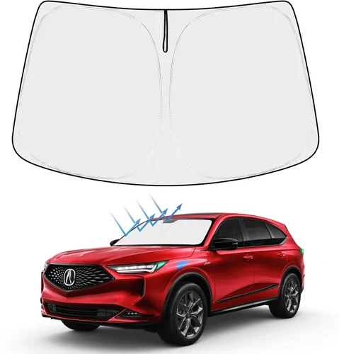 Miniatura 172 de Proadsy Parasol para parabrisas actualizado 2025, ajuste personalizado Dodge RAM 1500 2Dr 2019-2024 2025, 4 capas, plegable, protector de parasol