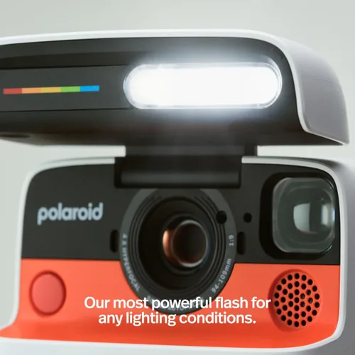 Miniatura 8 de Polaroid Flip - Cámara instantánea + paquete de película a color (16 fotos incluidas) - Negro (6565) - Sistema de 4 lentes hiperfocal, enfoque