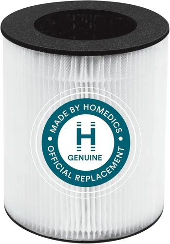 Miniatura 12 de Homedics TotalClean - Filtro de repuesto para purificador de aire tipo HEPA de 360 grados, funciona con purificadores de aire Homedics AP-T10-BK