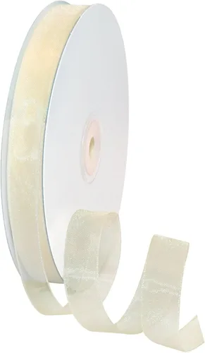 Miniatura 39 de Morex Ribbon 91803/100-609 Cinta de nailon Organdy, 5/8 pulgadas por 100 yardas, color rojo