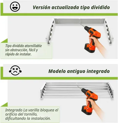 Miniatura 5 de ZdwCyl Estante de secado montado en la pared, 32 pulgadas, plegable, estante de secado de ropa, soporte de pared, estante de secado para ropa