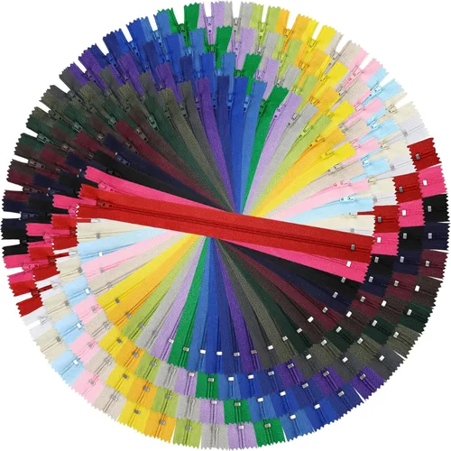 Miniatura 21 de Cremalleras, DOITEM 72 piezas de cremalleras para coser de 8 pulgadas, 12 pulgadas, 16 pulgadas, multicolor, cremallera de bobina de nailon para 20