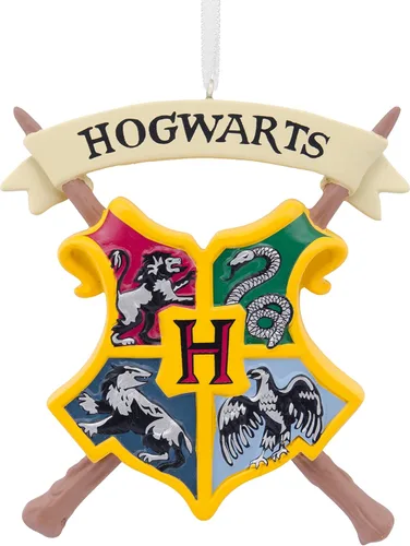 Miniatura 8 de Hallmark Harry Potter - Libros apilados con varita de adorno de Navidad, resina, 2.23 x 2.75 x 2.28 pulgadas, (0002HCM9130)