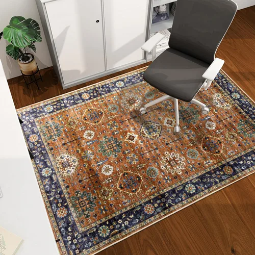 Miniatura 29 de chakme Tapete para silla de oficina para suelo de madera dura, 48 x 36 pulgadas, protector de escritorio de computadora de fácil deslizamiento