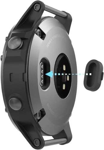Miniatura 2 de Paquete de 20 tapones antipolvo compatibles con Garmin Fenix 8 7 7S 7X 6 6S 6X Pro 5 5S 5X Plus/Vivoactive 3/4/Venu Sq/Forerunner 245/935 Protector