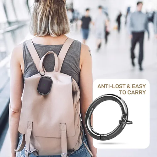 Miniatura 7 de Maxjoy Funda para AirPods Pro de 2ª/1ª generación con cerradura, bonita funda protectora rígida para AirPods Pro 2, funda protectora para AirPod Pro