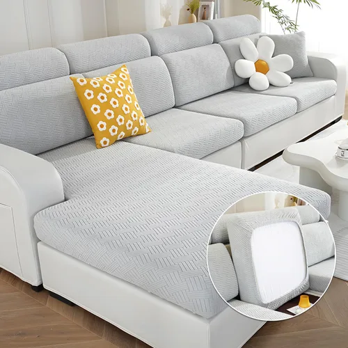 Fundas de cojín para sofá, fundas de sofá mágicas, fundas lavables y elásticas para asientos modulares y en forma de L, protectores de muebles para