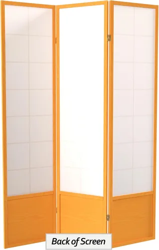 Miniatura 6 de Red Lantern Pantalla Zen Shoji de 5.9 ft de altura - Miel - 3 paneles