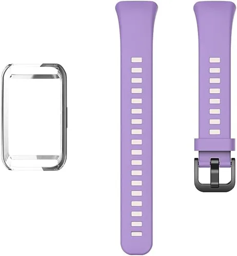 Miniatura 17 de Senter Funda de TPU suave premium Correas de repuesto de goma para Huawei Band 6/Honor Band 6 Smart Watch Verde ejército