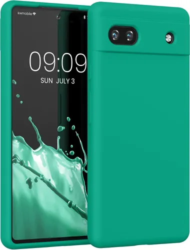 Miniatura 218 de kwmobile Funda Compatible con Google Pixel 6 Pro - Funda de Teléfono de Silicona TPU con Acabado Suave - Azul Caribe