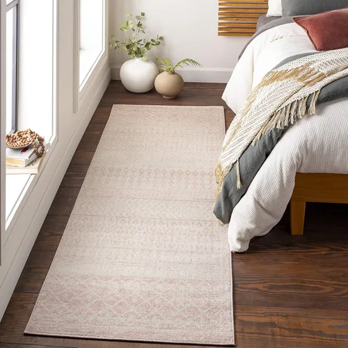 Miniatura 45 de Livabliss Alfombras de Área - Alfombra Chester Boho Marroquí Negra de 2x16 para Sala de Estar y Dormitorio - Alfombra Geométrica Blanca y Gris