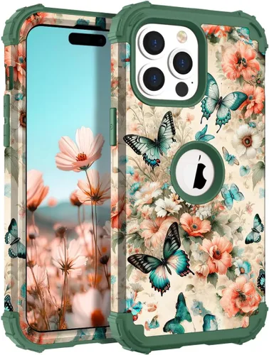 Miniatura 58 de Hocase Funda para iPhone SE 2022/2020, resistente a prueba de golpes, de plástico duro+goma de silicona, funda protectora híbrida para iPhone SE