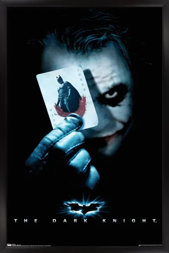 Miniatura 9 de Trends International Póster de pared de la película de DC Comics, The Dark Knight, The Joker with Batman, 22.375 x 34 pulgadas, versión enmarcada
